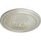 Ekena Millwork Trinity Ceiling Medallion (Fits Canopies up to 3"), Hand-Painted Flash Blue, 22"OD x 1 3/4"P CM22TNFBS - alternate 3